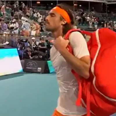 Tsitsipas Lashes Out at Miami Open Lighting After Crushing Defeat to Fils