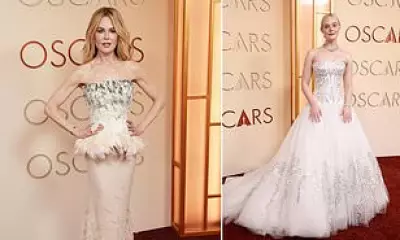 White Dominates Oscars Red Carpet as Black Fades from Fashion Spotlight