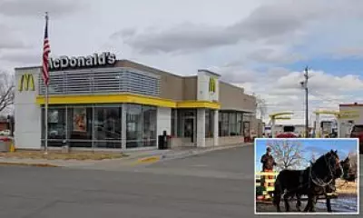 Wyoming Farmer's McDonald's Ban Lifted After Horse-Drawn Drive-Thru Drama