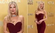 Ali Larter Stuns at Actor Awards 2026 in Burgundy Gown as Landman Competes