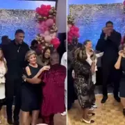 Anthony Joshua Dances with Mums of Friends Killed in Crash, Fulfils Promise