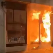 Caernarfon Town Centre Inferno: Wetherspoons Pubgoers Film Blaze Opposite Tafarn y Porth