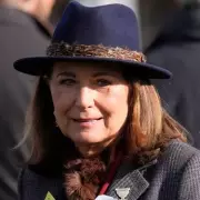 Carole Middleton Borrows Kate's Hat for Cheltenham Ladies Day with Queen Camilla