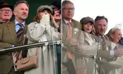 Christian Horner and Geri Halliwell Attend Cheltenham Festival Amid F1 Exit