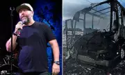 Comedian Bert Kreischer's Tour Bus Destroyed in Mysterious Fire