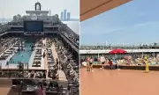 Cruise Passengers Dance by Pool as Suicide Drones Intercepted Overhead in Gulf