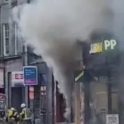 Emergency Services Respond to Shop Fire Near Glasgow Central Station