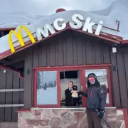 Exclusive: World's Only Ski-Thru McDonald's Offers Unique Menu and Heated Lift Access