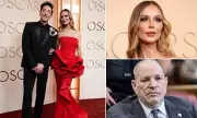 Georgina Chapman and Adrien Brody Shine at Oscars as Weinstein Speaks Out