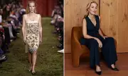 Gillian Anderson's Dual Fashion Triumph: Miu Miu Runway and M&S Role