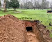 Golf Course Sinkhole Reveals Lost Wine Cellar, Mistaken for Drain