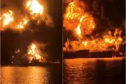 Iranian Boat Attacks Ignite Fuel Tankers in Gulf, Killing Crew Member