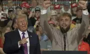 Jake Paul's Sweating Insecurity Exposed at Trump Rally in Kentucky
