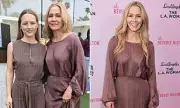Jennie Garth and Daughter Lola Ray Coordinate in Brown at LA Women's Impact Luncheon
