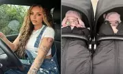 Jesy Nelson Shares Heartwarming Photos of Twins After Hospital Visit