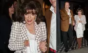 Joan Collins Defies Age on Date Night, Slams Weight-Loss Drugs