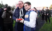Jockey Ben Jones and The Jukebox Man Chase Cheltenham Gold Cup Glory