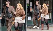 Jonathan Ross and Daughter Honey Spotted at Podcast Recording in London