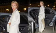 Kate Moss Stuns in Paris Fashion Week Style After Tom Ford Show