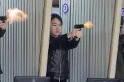 Kim Jong Un and Daughter Test New Pistols in Succession Hint