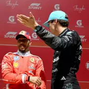 Lewis Hamilton Silences Russell's Complaints in Chinese GP Cool-Down Room