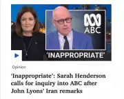 Liberal Senator Demands ABC Shut Down Editor Over Iran War Analysis