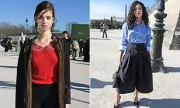 Lily McMenamy and Deva Cassel Shine at Dior Paris Fashion Week Show