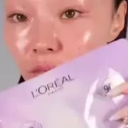 L'Oreal's £3 Hydrogel Mask Turns Transparent for Glass Skin Results