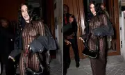 Lourdes Leon Stuns in Sheer Dress at Paris Fashion Week