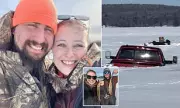 Maine Mother's Terrifying Plunge Through Ice on Moosehead Lake Fishing Trip