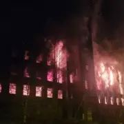 Major Fire Engulfs Historic Grade-II Listed Big Mill in Leek