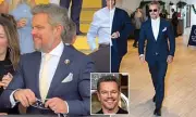 Matt Damon Embraces Silver Fox Look at Australian Horse Racing Event