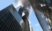 Midtown Manhattan Skyscraper Fire Erupts Near St. Patrick's Day Parade Route