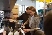 Prince William Declines Coffee from Kate During Borough Market Sustainability Tour