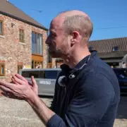 Prince William Surprises DJ Greg James on Epic Comic Relief Charity Cycle