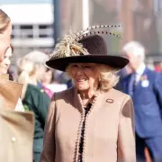 Queen Camilla's Flamboyant Hat Steals Show at Cheltenham Ladies Day