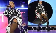 Rita Ora Stuns at F1 Australian Grand Prix in Daring Leather Ensemble