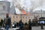 Russian Daylight Drone Assault Kills Three and Injures Dozens in Lviv
