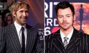 Ryan Gosling Channels Harry Styles' Signature Style at Paris Photocall