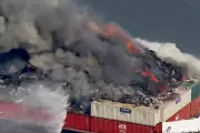 Scrap Metal Barge Engulfed in Major Fire on Delaware Bay, Investigation Underway