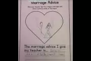 Second Graders' Viral Marriage Advice: 'Don't Eat Each Other's Snacks'