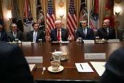 Trump's Cabinet Meeting Erupts in Laughter Over Venezuelan Statue Proposal