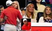 Vanessa Trump Kisses Tiger Woods Before His Tough TGL Return