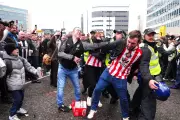 Violent Clashes Erupt Outside St James' Park Ahead of Tyne-Wear Derby