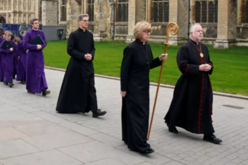 Archbishop of Canterbury Dame Sarah Mullally delivering her first Easter sermon at Canterbury Cathedral calling for Middle East peace