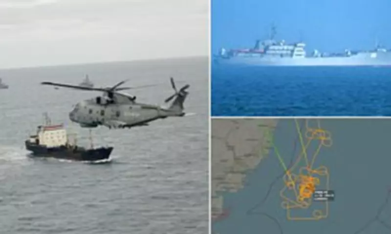 Russian Navy Ship Near UK Coast May Guard Sanctioned Oil Tankers From Seizure