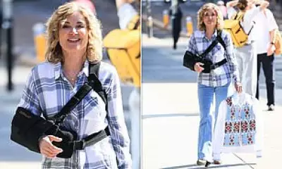 Anthea Turner's Shoulder Surgery Recovery After Pajama Fall Injury