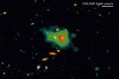 Astronomers Discover Universe's Missing Hydrogen in Vast Galactic Halos