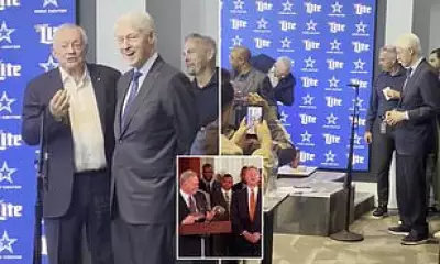 Bill Clinton Stuns Reporters by Crashing Jerry Jones' Cowboys Draft Press Conference
