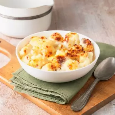 Chef Poppy O'Toole's Cauliflower Cheese Tip: Skip Boiling for Perfect Roast Side